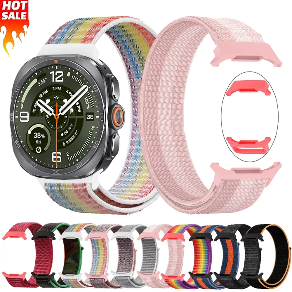 Nylon Weave Loop Strap For Samsung Galaxy Watch Ultra 2025 47mm Universal Interchangeable Wristband Galaxy Watch Ultra 2 1 47mm