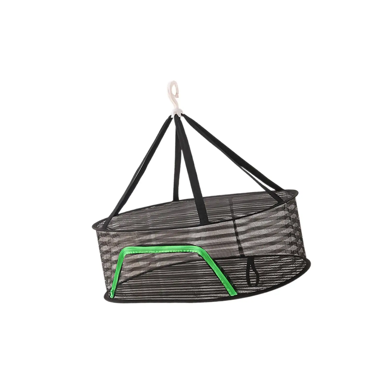 Outdoor Hanging Drying Net with Zipper Sturdy Multifunction Fish Net Drying Rack