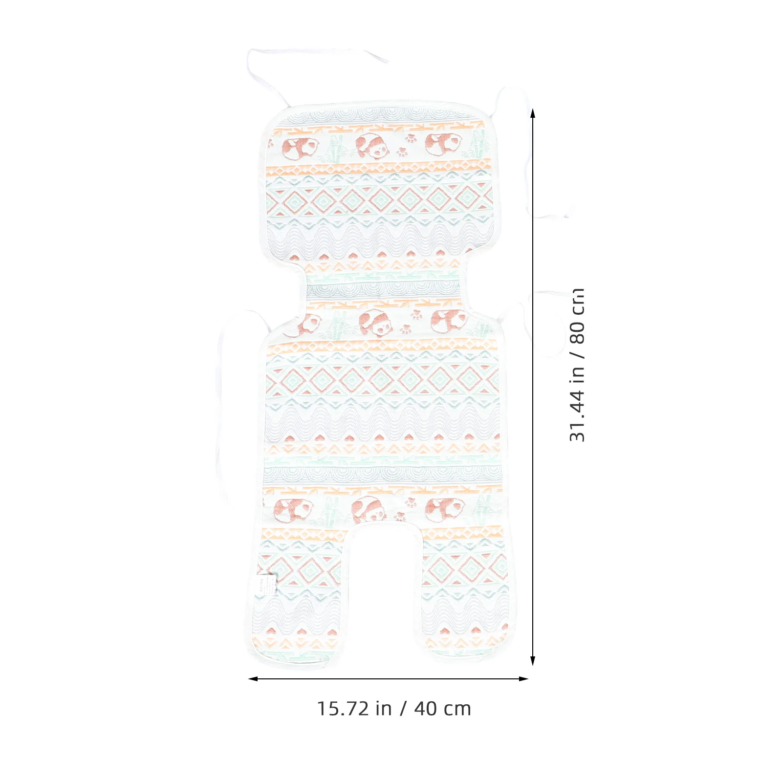 2 قطعة وسادة عربة طفل عكسها سميكة مقعد بطانة العالمي وسادة مقعد السيارة عربة الرضع إدراج وسادة التبريد للطفل