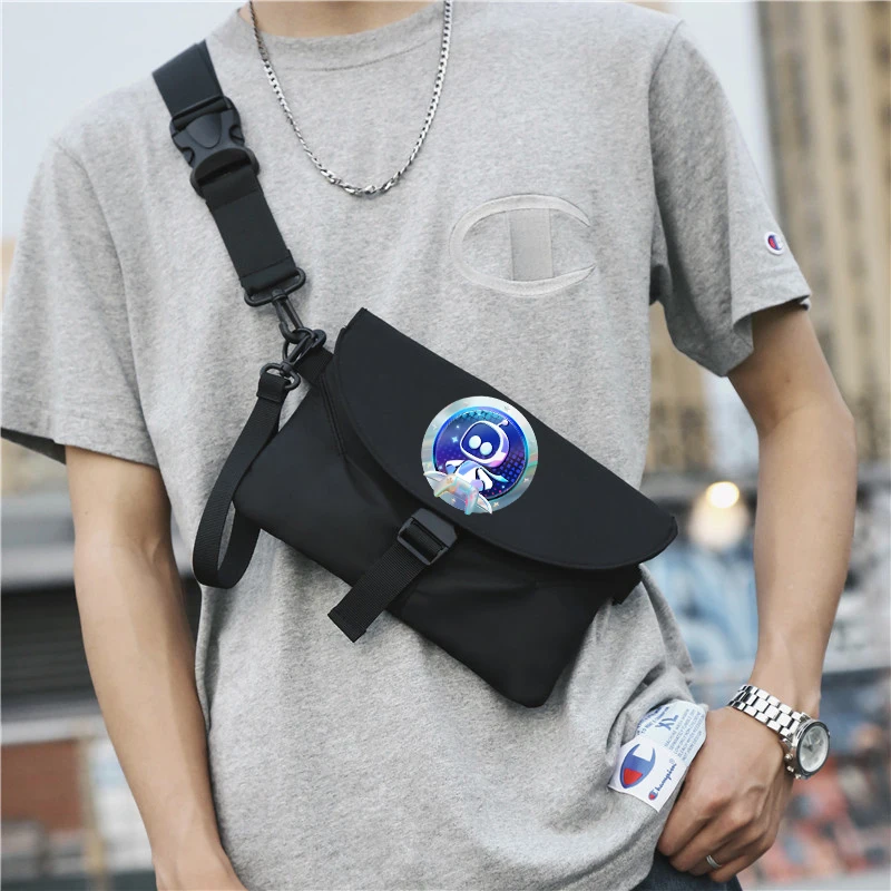 Astro Bot Envelope Shoulder Bag Men Women Anime Fashion Messenger Bags Boys Girls Travel Portable Pouch Phone Storage Handbag