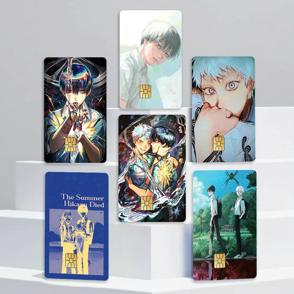 The Summer H-Hikaru D-Died Manga Card Stickers for Bank Access Protective Waterproof Film Cover