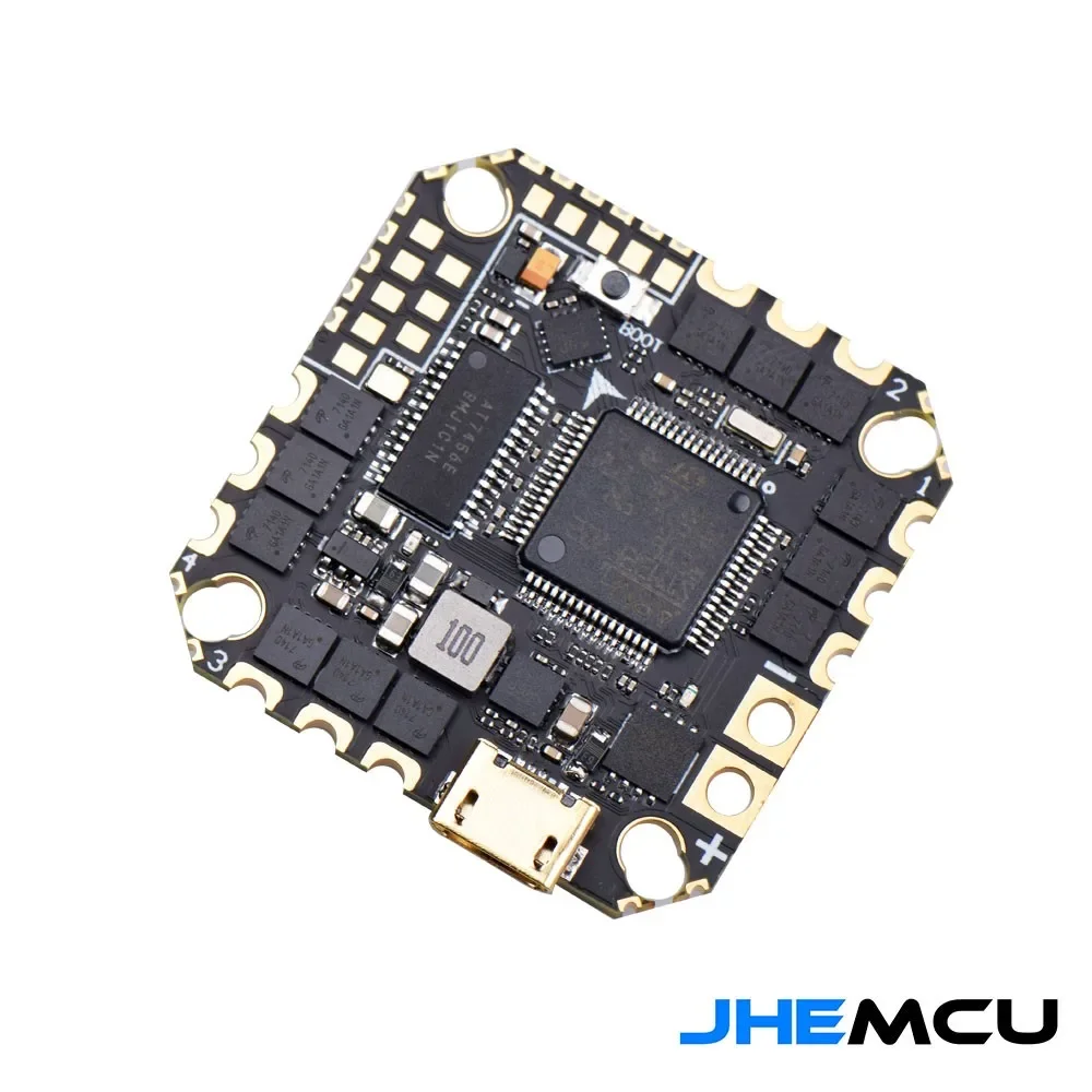 JHEMCU GHF722AIO-ICM AIO Baro OSD BlackBox 5V BEC F722 Flight Controller BLHELIS 40A 4in1 ESC 2-6S for RC FPV Cinewhoop Drone