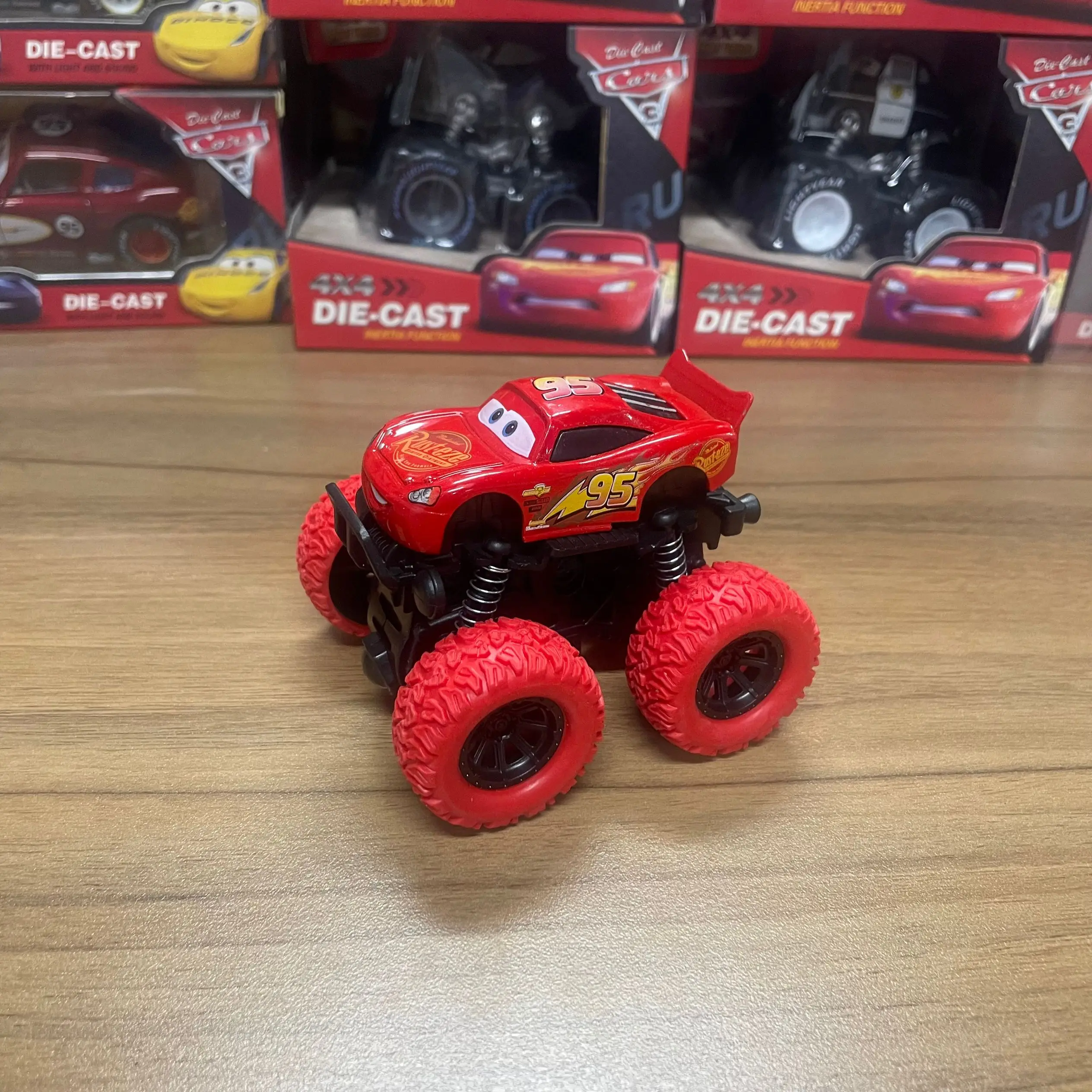 Disney Pixar Cars Set Lightning Mcqueen Figures Jackson Storm Mack Uncle Truck Pull-Back Cars Model Doll Children Toy For Gift