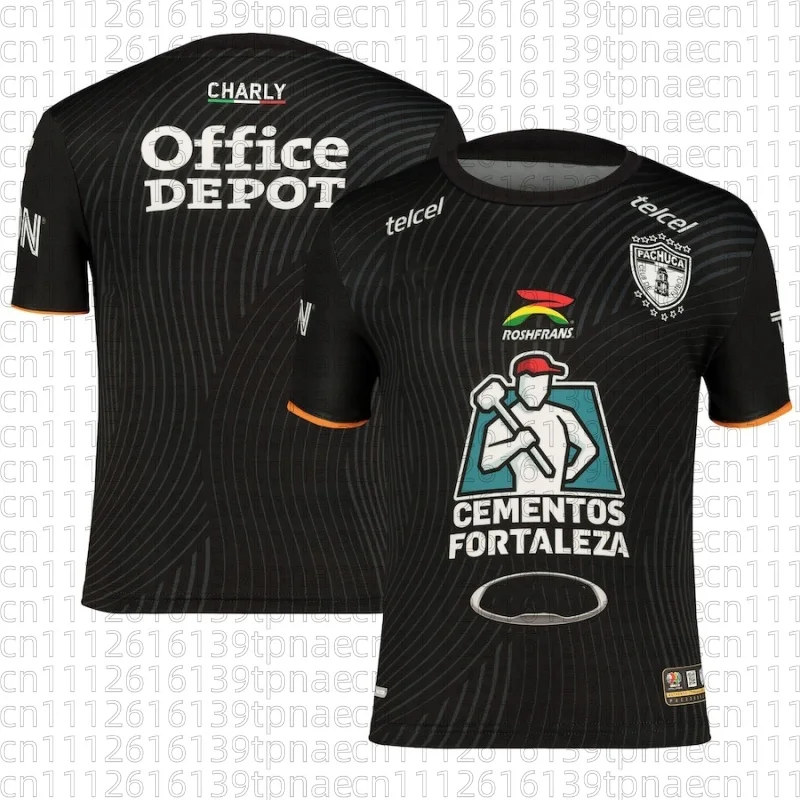 Camiseta Retro de Fútbol C.F. Pachuca Charly, Camisetas de Entrenamiento para Niños y Niñas, Ropa Deportiva Transpirable de Secado Rápido, Camisetas Familiares para Niños
