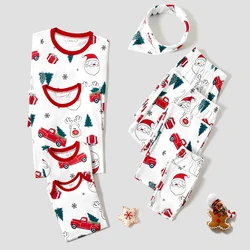 PatPat Christmas Trunk and Santa Print Family Matching Pajamas Sets (Flame Resistant)