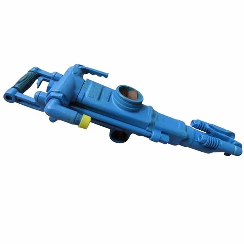 Pneumatic portable drilling rig, rotary drilling rig