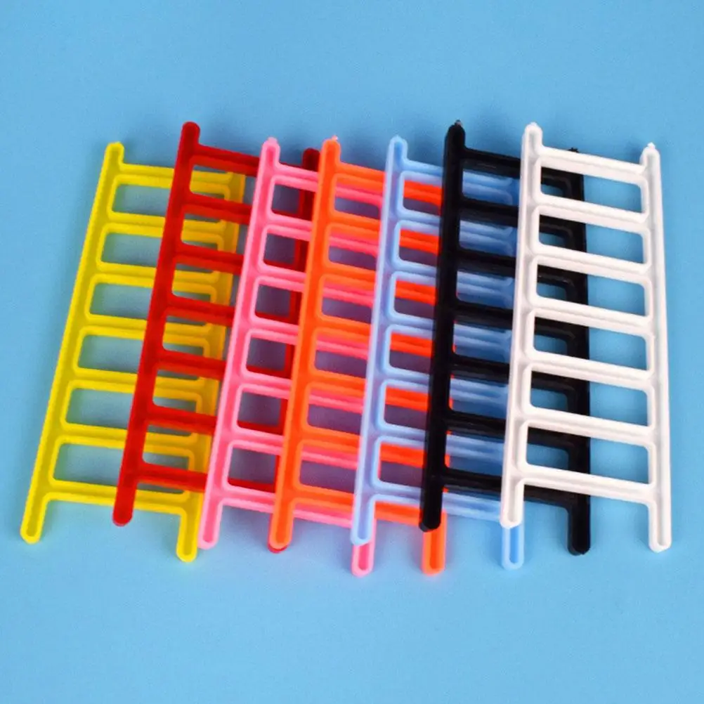 50 Pcs House Ladder DIY Landscape Decor Mini Ladders Miniature Toys Adornment Decorative Plastic