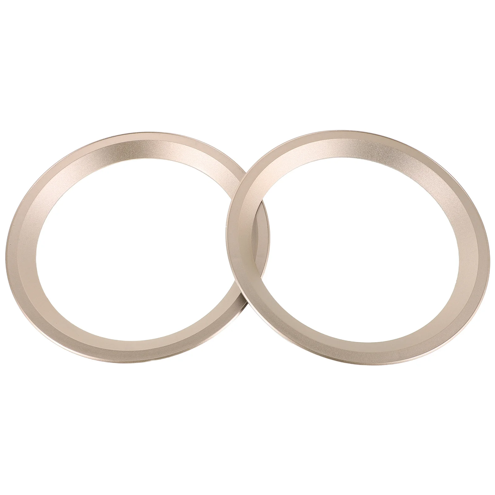 

2Pcs Speaker Rings Decorative Protective Cover DIY Audio Subwoofer Trim Rings Easy Install Speaker Finishing Edge for Home Car