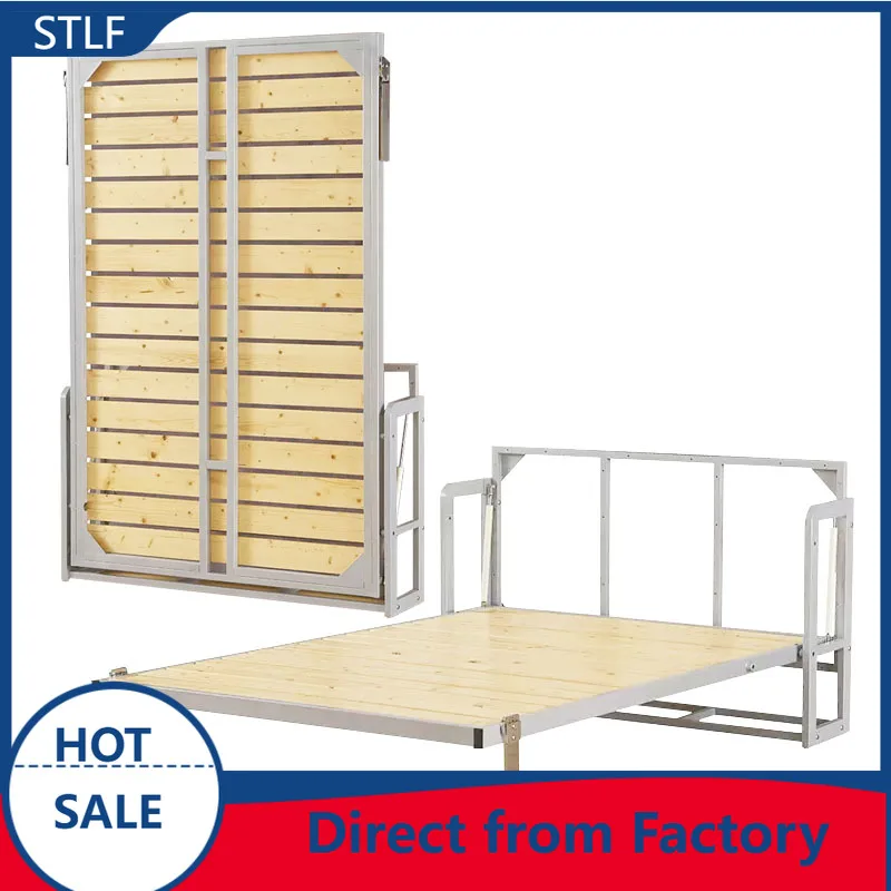FBB Multifunction DIY Manual Murphy Bed Frame Hidden Invisible Easy Install Operation Pull-Out Floding Hidden Wall Bed Mechanism