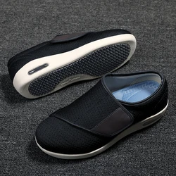 Men Orthopedics Wide Feet Swollen Walking Casual Shoes Thumb Eversion Adjusting Soft Comfortable Diabetic Man Shoes Big Size