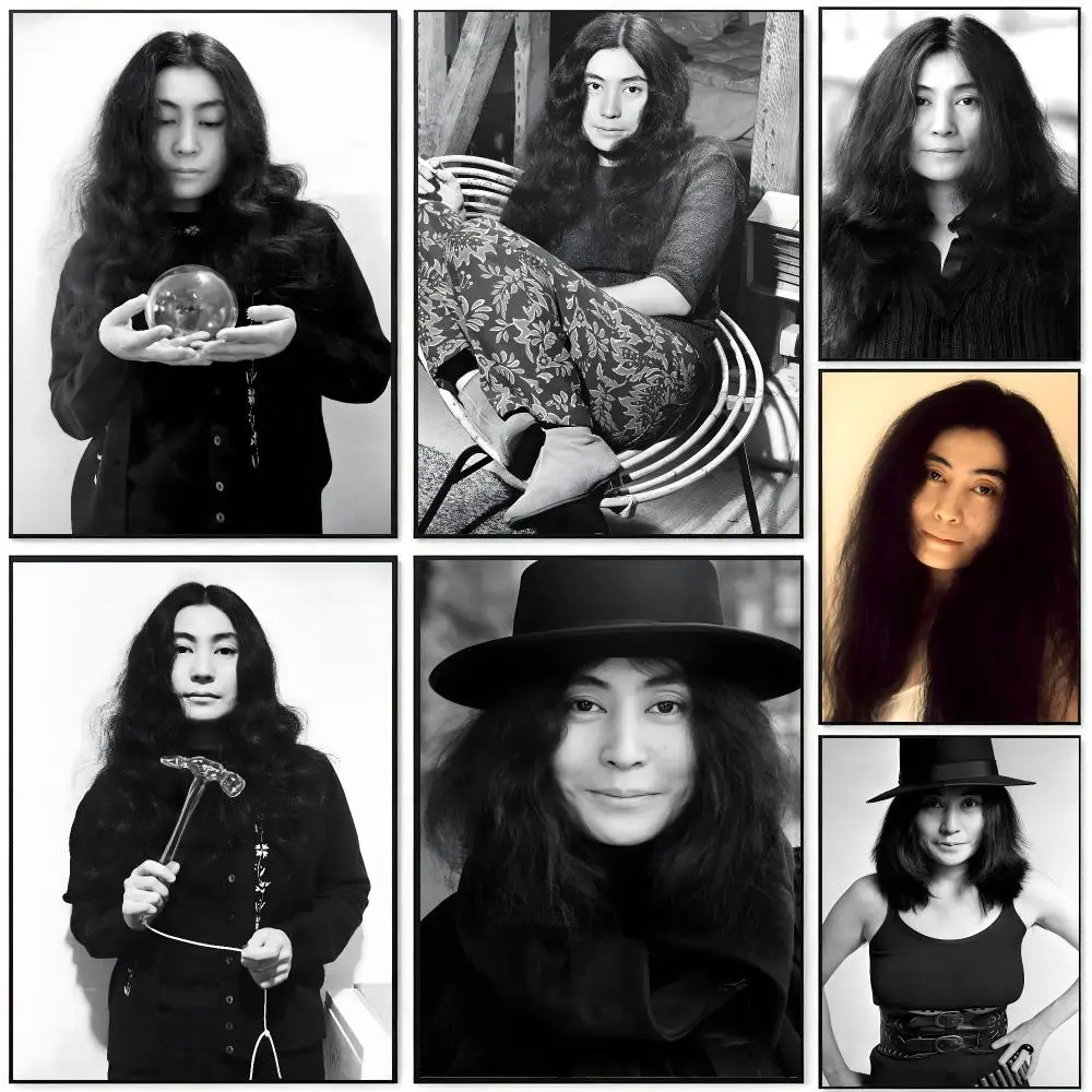 Artist Y-Yoko Ono Poster HD Waterproof Self-Adhesive Wall Art – Multi-Scene Use, Top Gift Pick