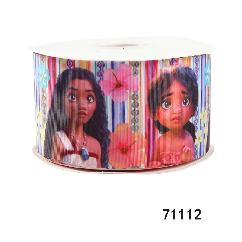 Ripsband für Disney Moana Princess, 10 Yards, Verpackung, Schleifen, DIY, Nähzubehör, Bastelmaterialien