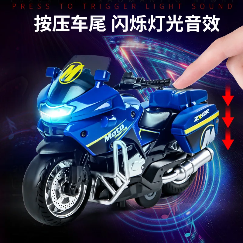Multiple Models Of Simulated Iron Cavalry, Mini Police Motorcycles, 4d Models, Cool Sound And Light, Racing Cars,Children's Toys