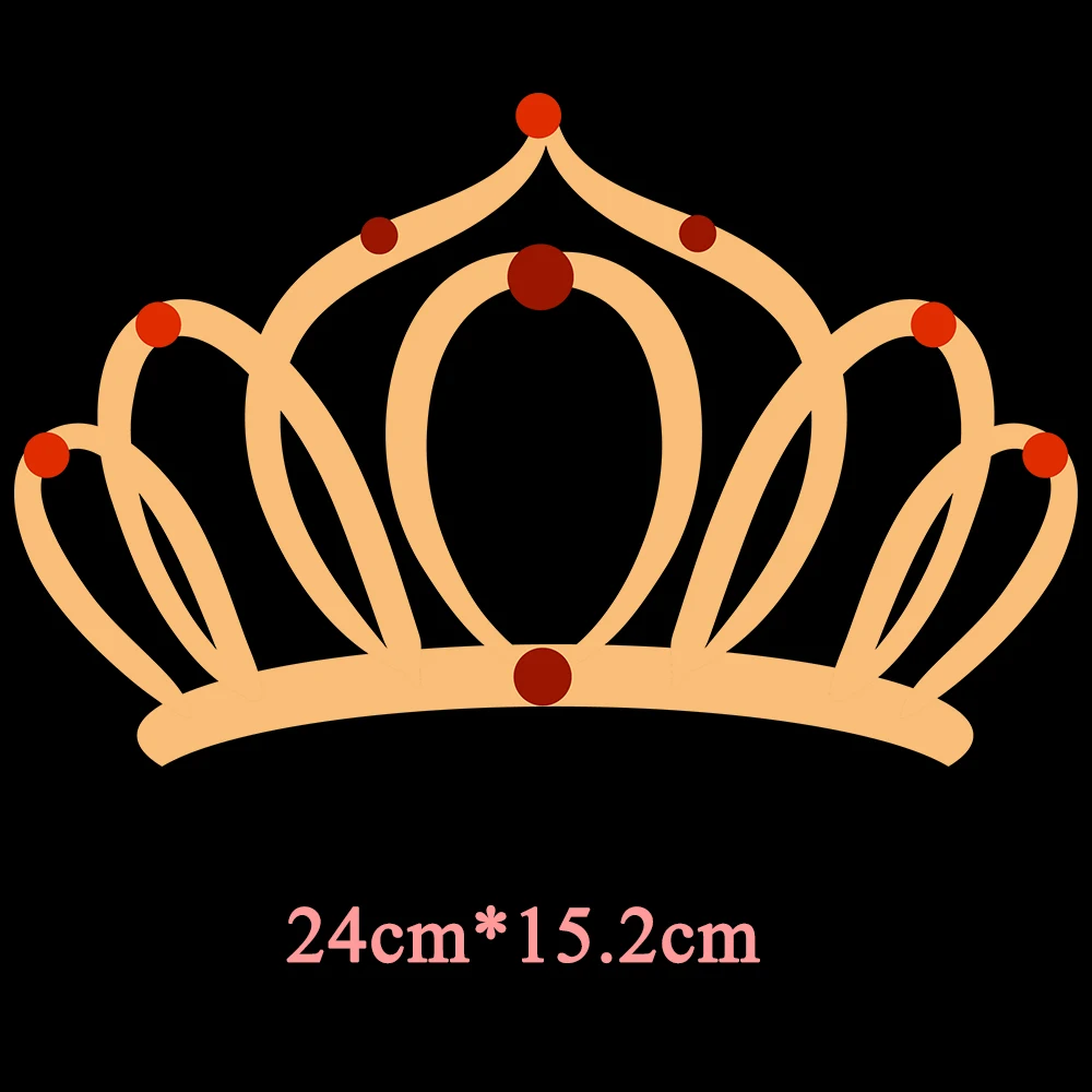 Crown Vintage Patch Patches for Clothing DIY T-shirt Heat Transfer Stickers Parches Termoadesivos Para Ropa Iron on Washable