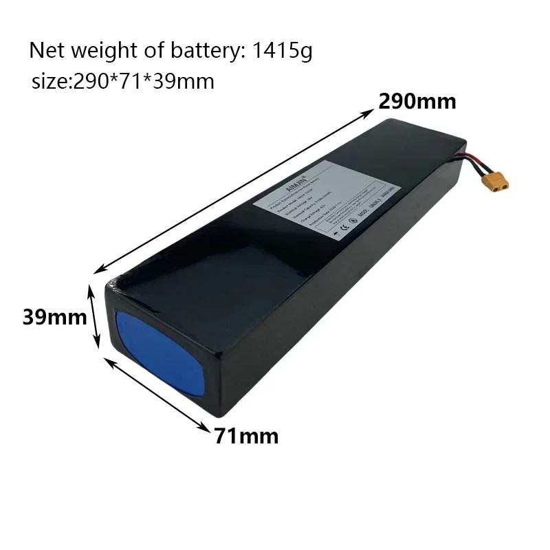 10S3P 18650, 36V, 9000mAH,Lithium-Ion Battery Pack Suitable for KUGOO S1, S2, S3 Electric Scooters