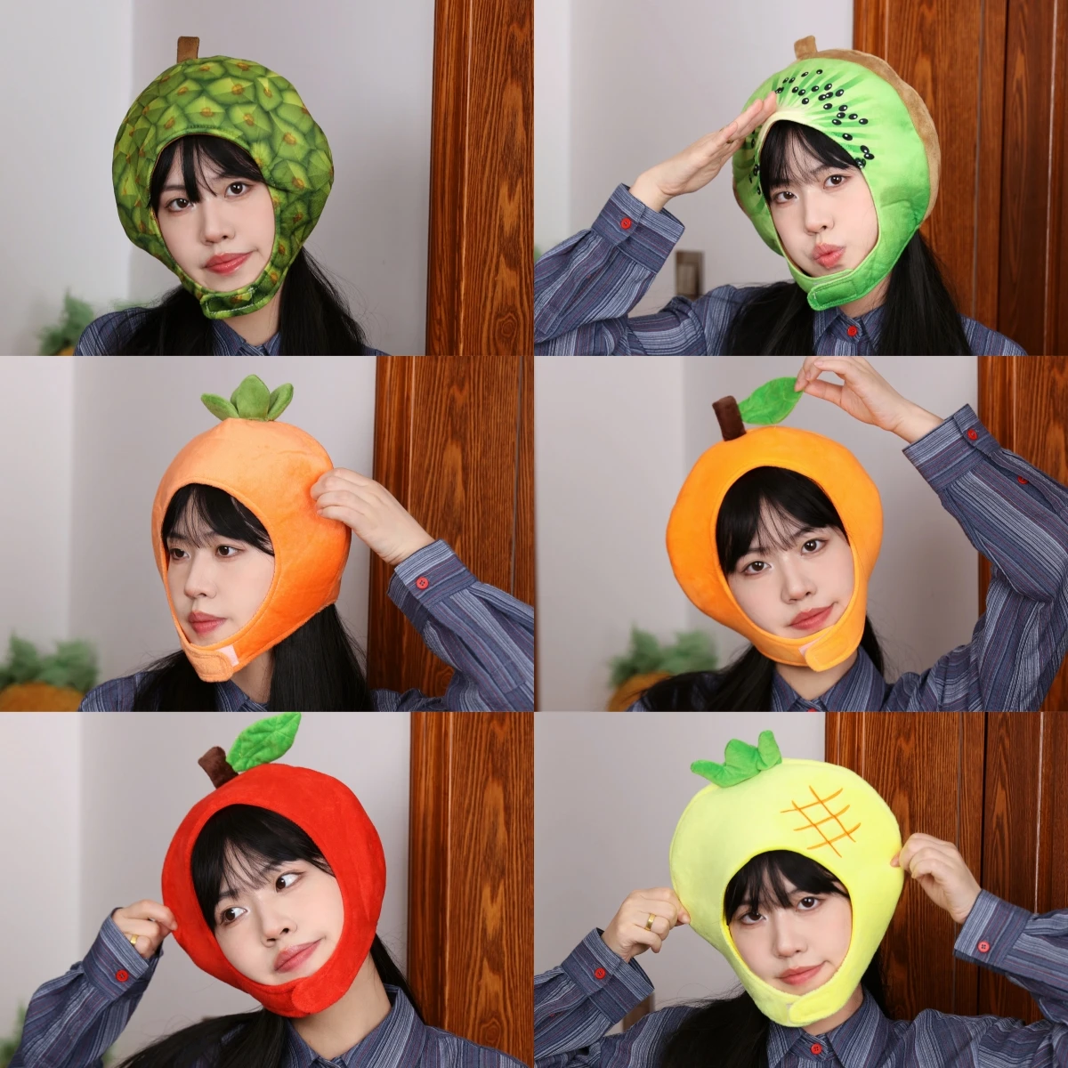 

Милые мультяшные шапки в форме фруктов: клубника, персик, апельсин. Реквизит для фотосессий. Разнообразные модели. Симпатичные и милые кепки для подростков.