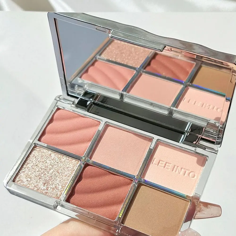 For For LEEINTO Matte Shimmer Glitter Eyeshadow Palette 6 Shades Highly Pigmented Professional Cosmetic Makeup Set For Daily Use - Aliexpress Deal
