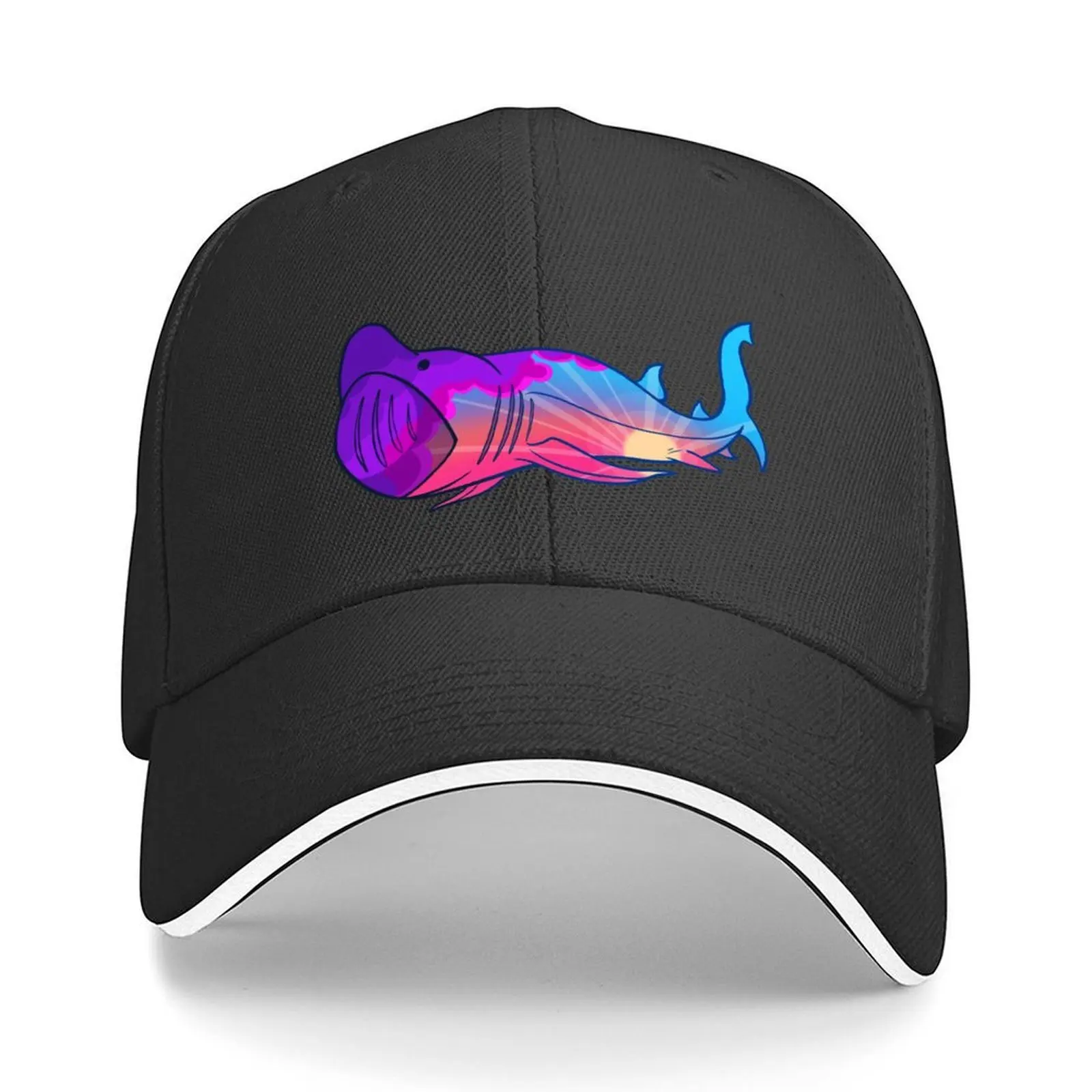 

Sunrise Basking Shark Baseball Cap Hood Luxury Brand Christmas Hat Golf Hat Man Women's