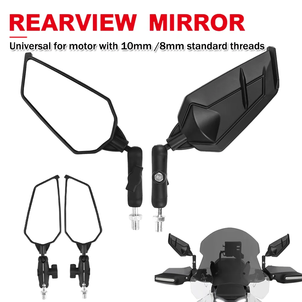 

Universal Motorcycle Rearview Mirrors Side Rear View Mirror For BMW R1250GS R1200GS ADV R1300GS S1000XR F900R/XR F850GS F750GS