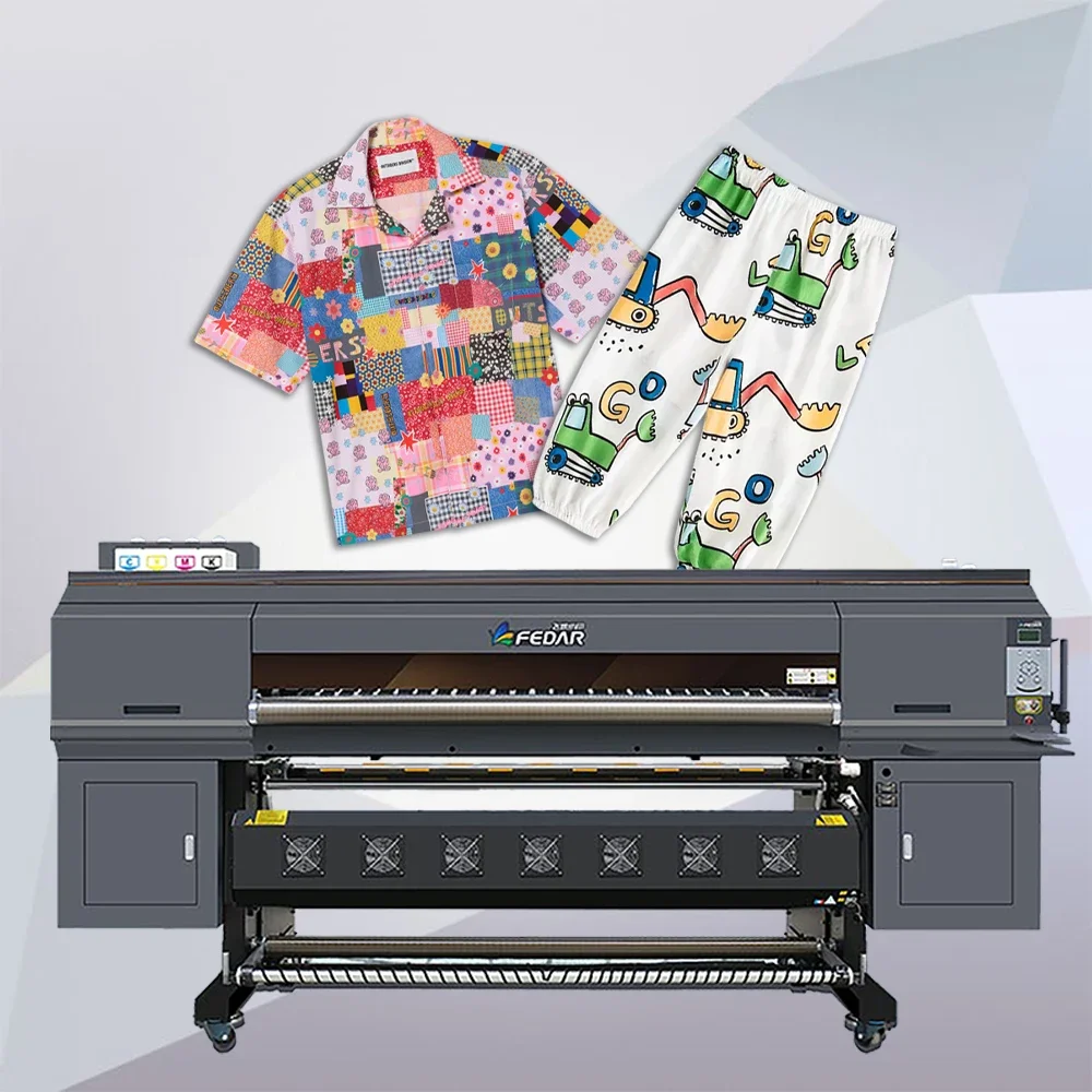 1.9m Installation of 8 I3200 Printheads Dye Sublimation Printer Digital Printer Price Printing