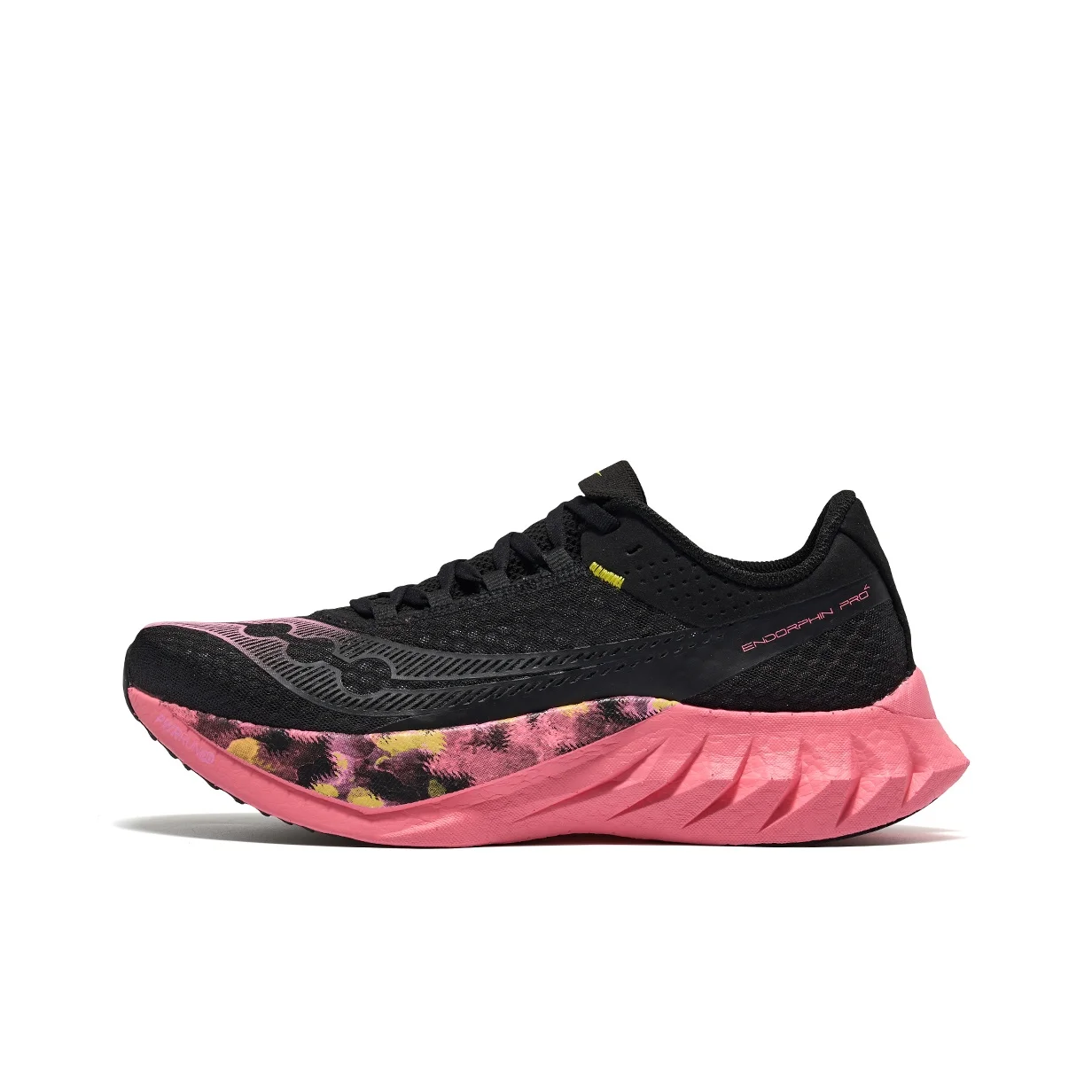

Saucony Endorphin Pro Peng 4 Breathable Coverage Rebound Low top Running Shoes Unisex Black Pink Red S30939-800
