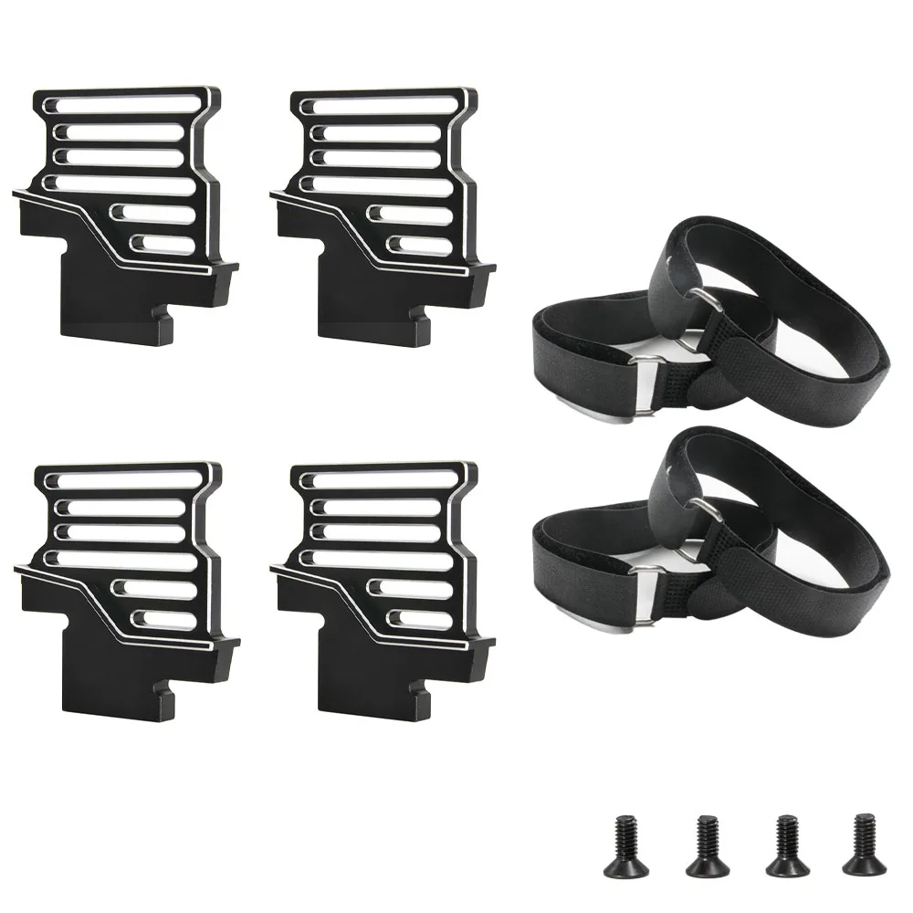 Aluminum alloy Tall Battery Hold-Downs Battery Holder for TRA 1/6 XRT 8S Battery Holder Mount