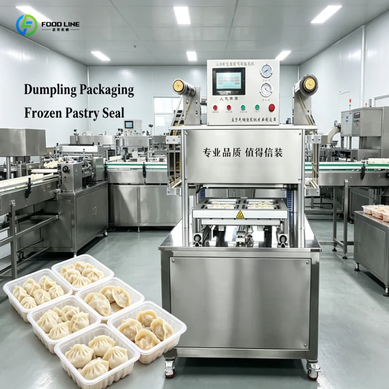 FL Automatic Modified Atmosphere Storage Packing Unit, Vacuum Fresh Sealer for Food Warehouse, Commercial Grade with Pouches
