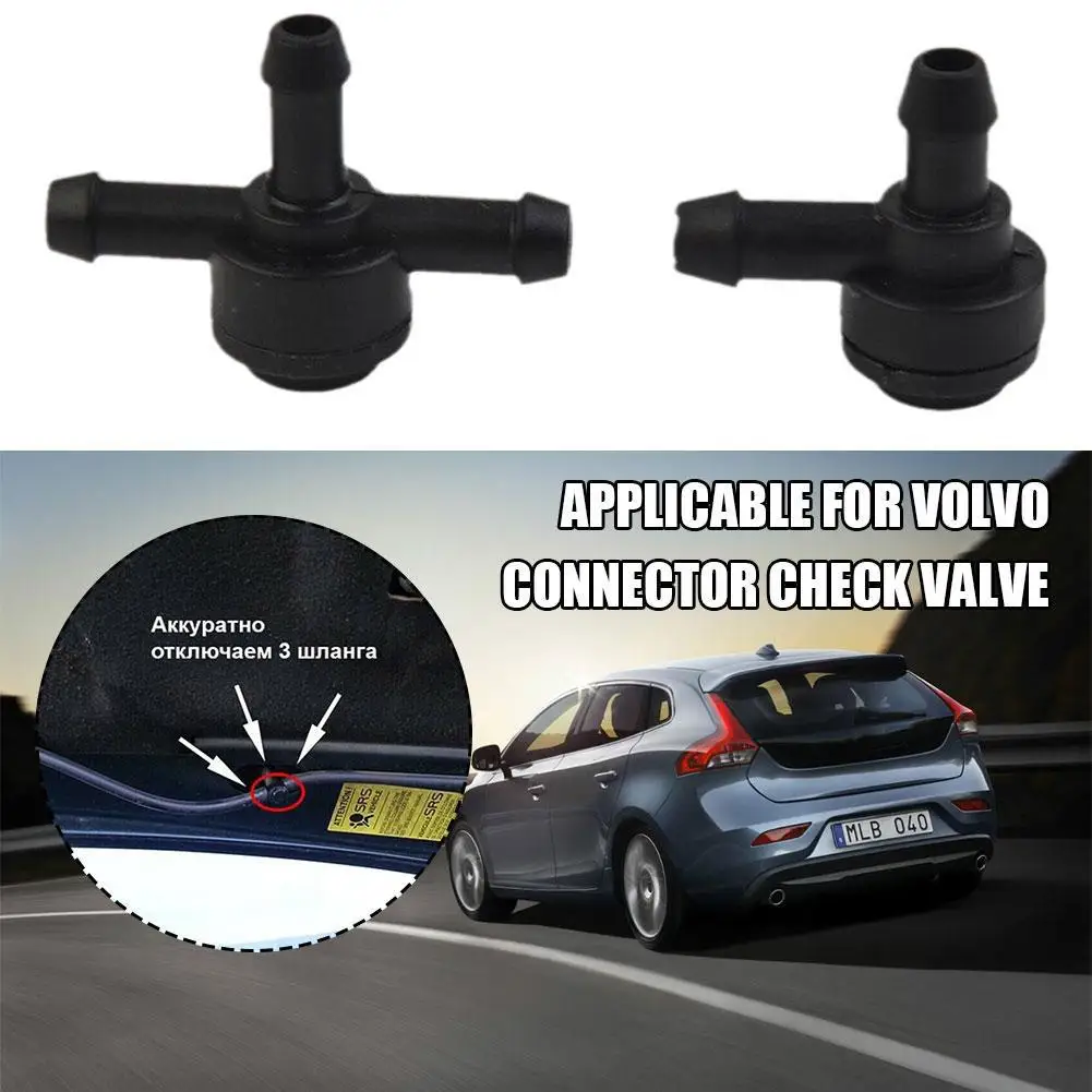 For Volvo C30 08-13 Water Spray Pipe Connector Wiper Spray Windshield Check Water Nozzle Valve Washer Connector S1K6