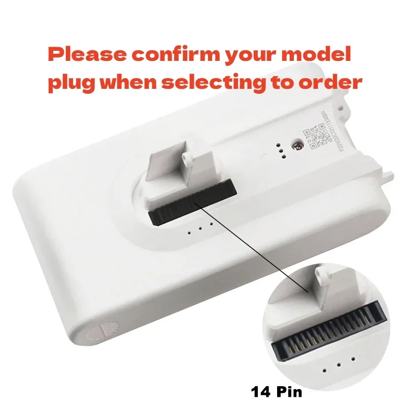 Pembersih vakum pengganti baterai cadangan untuk Xiaomi Dreame V8,V9,V10,V10Pro,VVN3,VVN4,VVN5,XR baterai Lithium Ion (5000mAh)