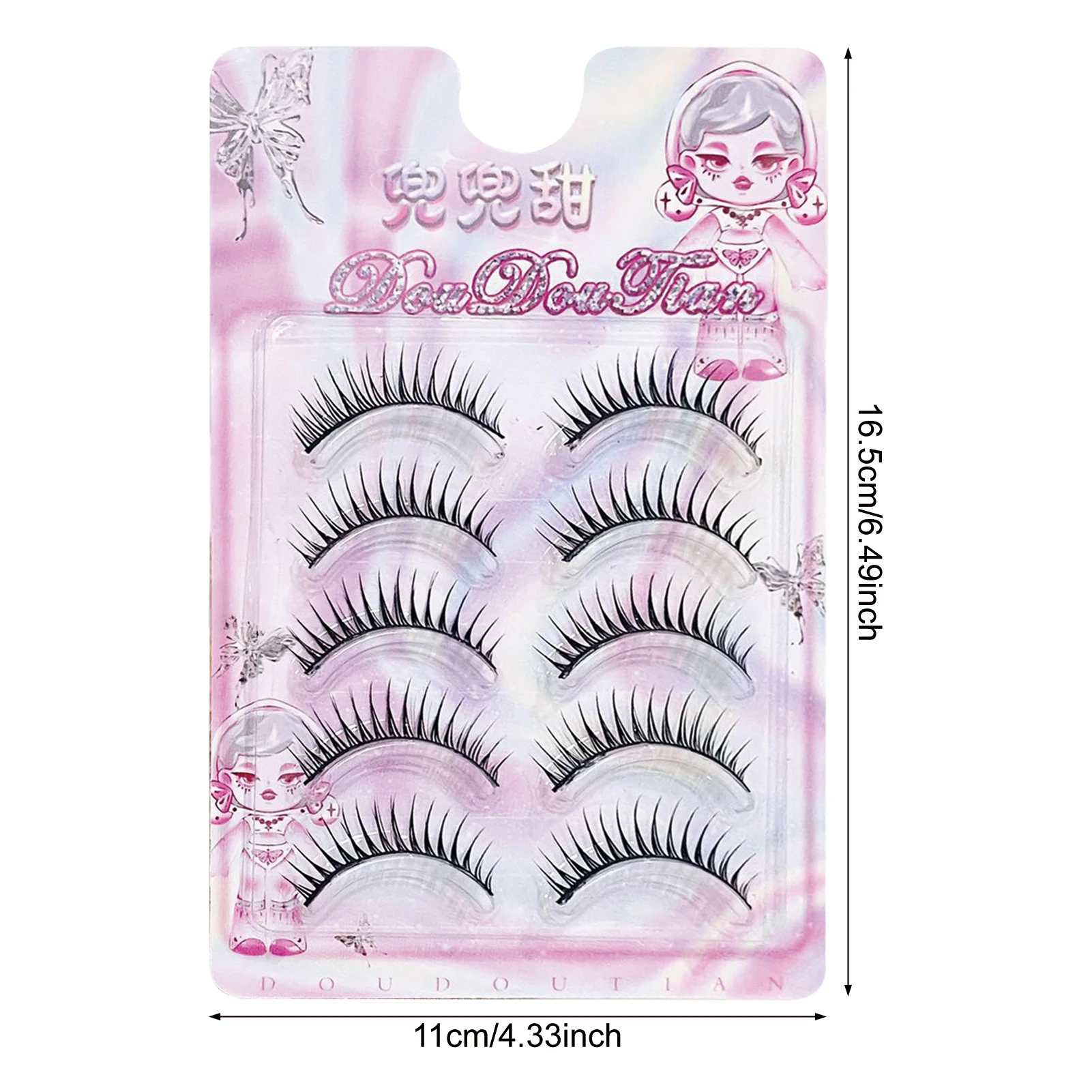 黒のワンピースつけまつげ女性 DIY アニメフルストリップまつげパーティー結婚式やデート用