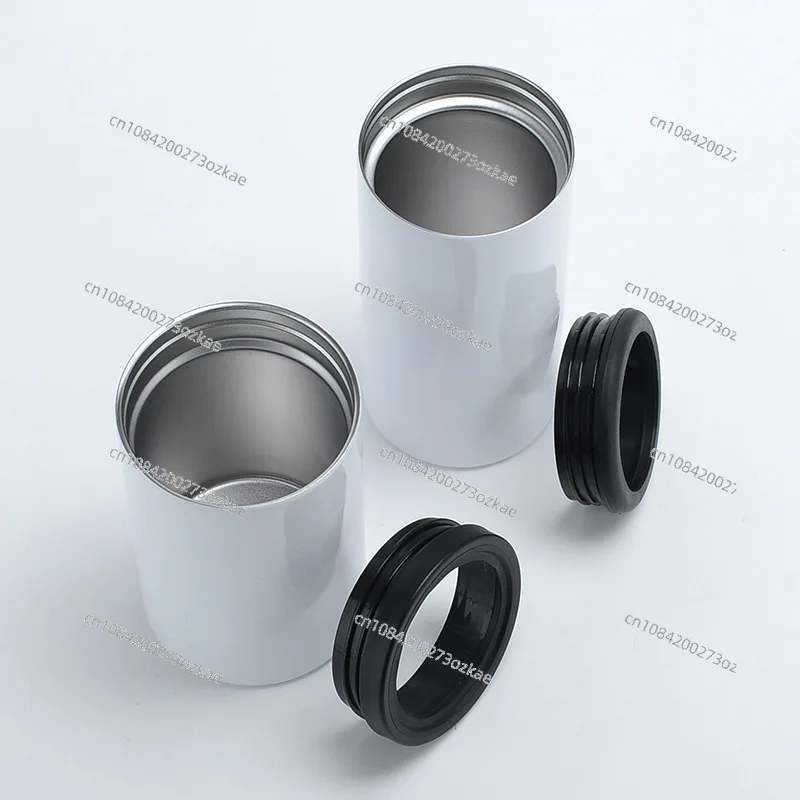 Cold Insulation Tank Hot Sublimation Coating Cup Dual-purpose Double-lid Straw  Straight  Stainless Steel Thermos