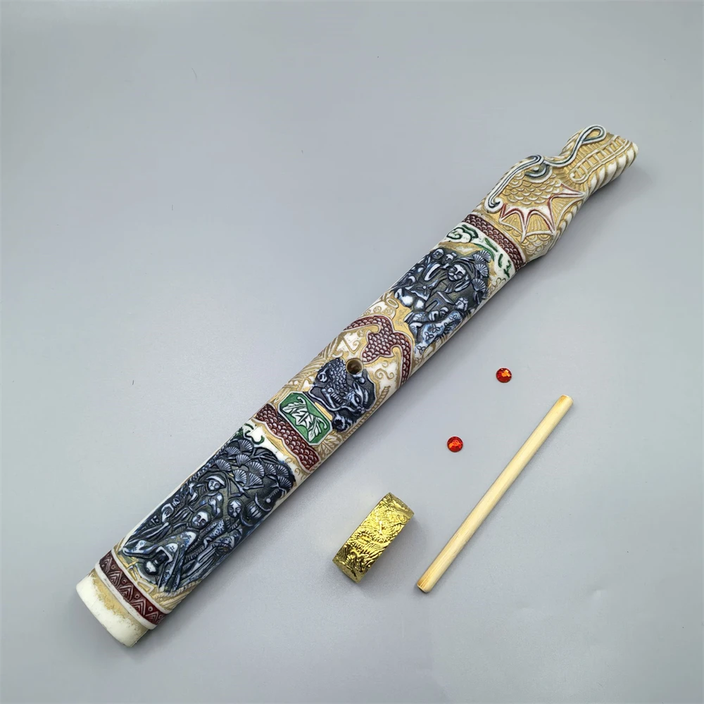 Wonderful Carved Dragon Tauka Handle For Japanese Samurai Katana Sword Hilt Accessories