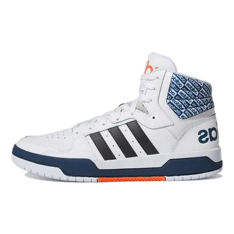 adidas neo Entrap Skateboarding Shoes Men Mid-top White/Royal Blue Sneakers shoes GY0723