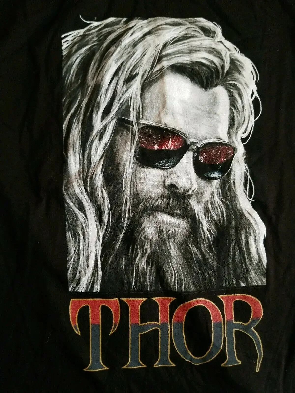 Unique Thor Lebowski Hemsworth Portrait Printed T-Shirt. Summer Cotton Short Sleeve O-Neck Men's T Shirt New S-3XL