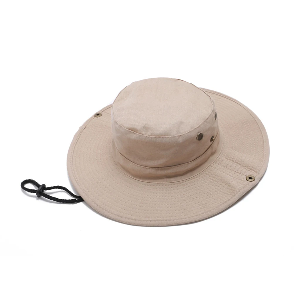 

2Pcs Sunscreen Uv Protection Cap Hat Men Summer UV Protection Outdoor Camping Beach Wide Brim Breathable Lightweight