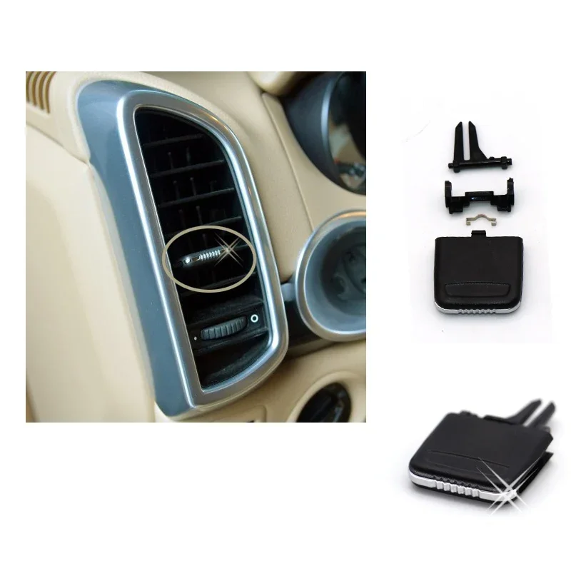 For Porsche Cayenne Air conditioning vent toggle piece outlet card pad clip repair bag wind direction adjustment plectrum knob