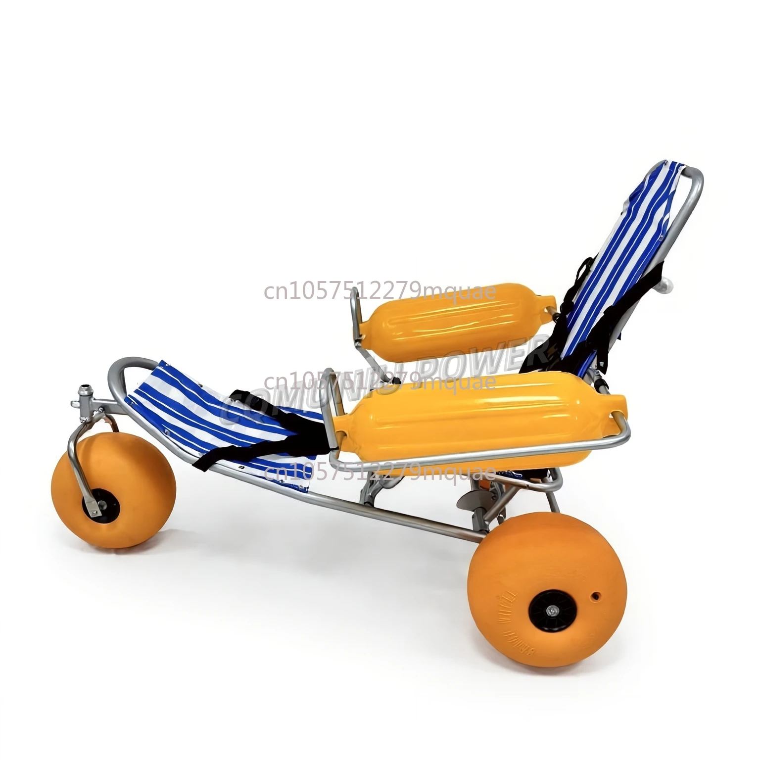 Lightweight Foldable Amphibious Recliner, All-terrain Accessible Vehicle