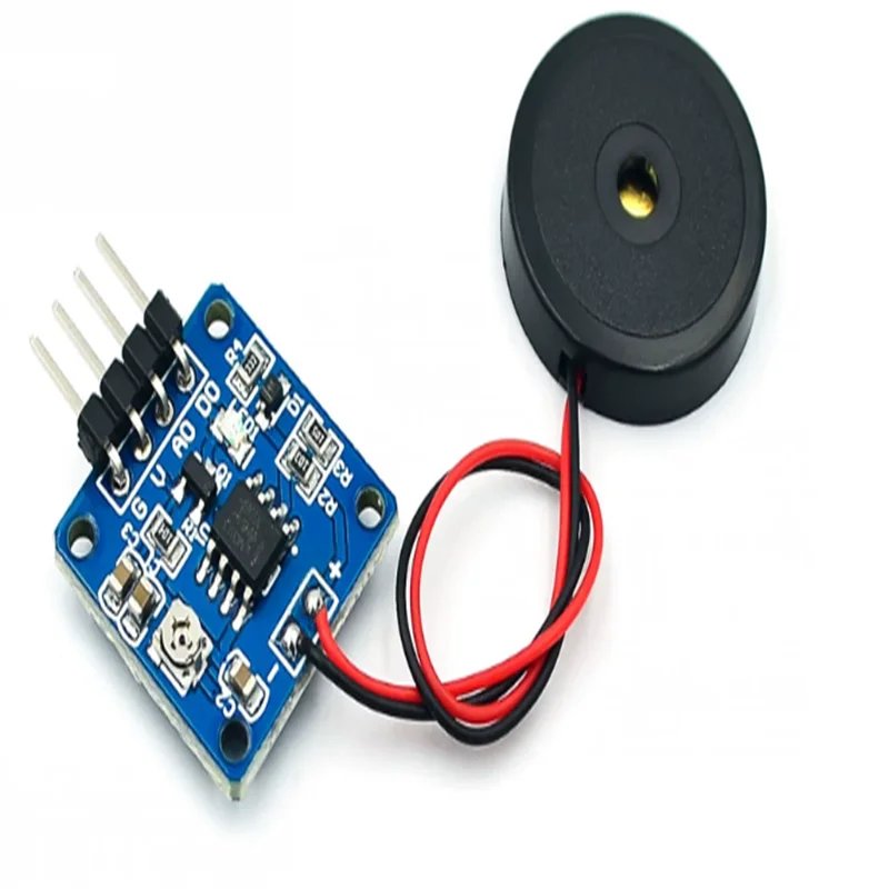 Piezoelectric sheet tapping vibration sensor switch module finished product
