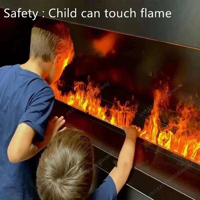 รับประกัน 5 ปี 3D น้ําไฟไอน้ําเชิงเส้นไฟฟ้า 1200 มม. เตาผิงไอน้ํา