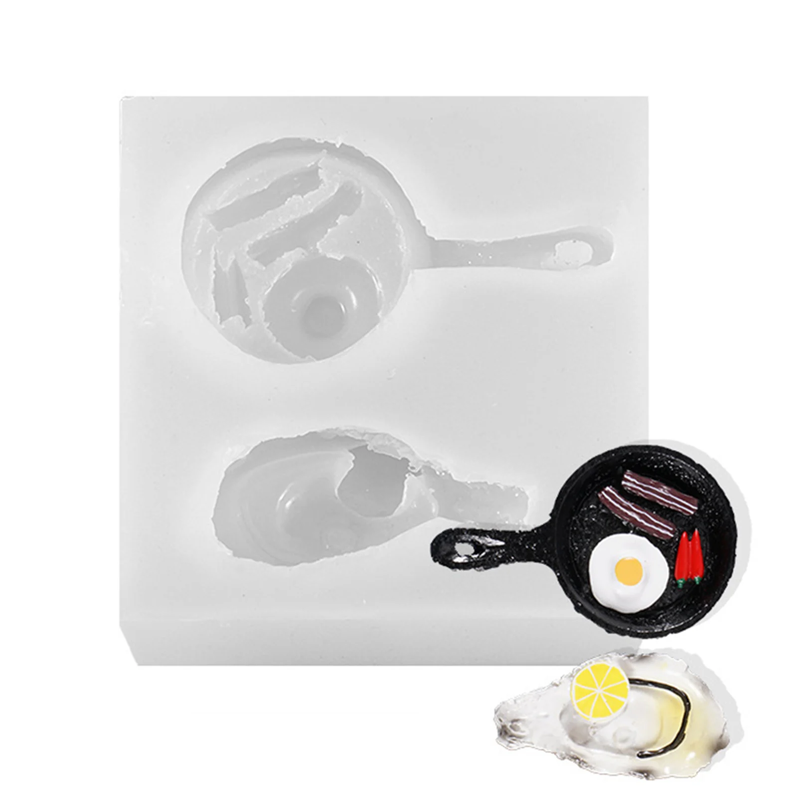 Modèles artisanaux de bricolage, Mini Simulation de nourriture/boulettes, matrice de moulage, pochoir multifonctionnel en Silicone souple pour décoration de gâteau, sucre