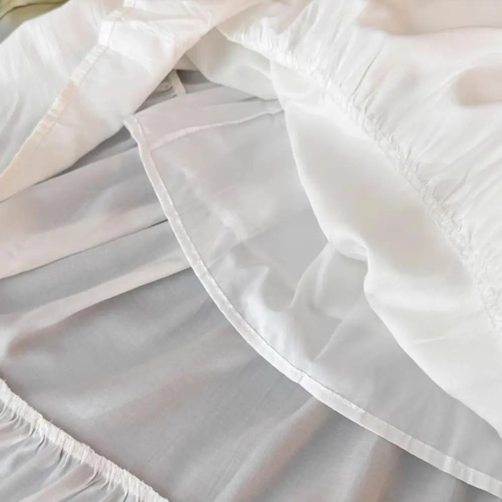 

Elegant Bowknot Tiered Midi Skirt Hight Waist Pleated Long Cake A-line Skirts Chic Korea Style Seven Point Long Dress Bowknot