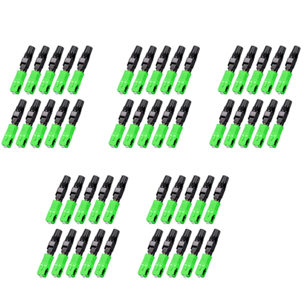 

A49T SC Optic Fiber Quick Connector for FTTH Reusable Fusion Fiber Optical Cold Coupler Adapter Connect Tools