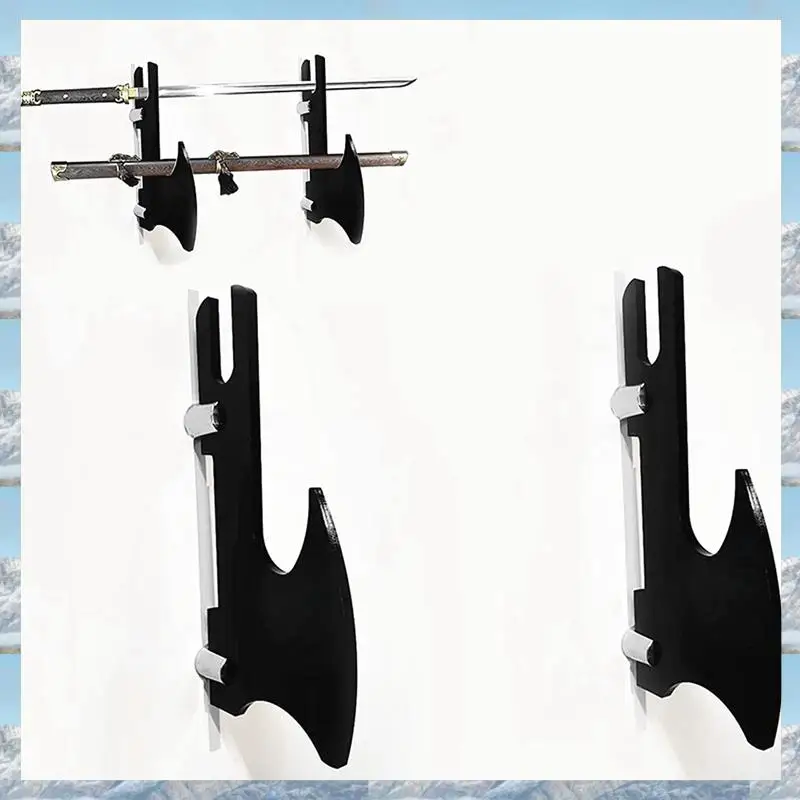 

2025 Hot Style 2X Sword Display Stand,Sword Hook,Acrylic Two-Layer Wall-Mounted Samurai Sword Stand Display Stand,Support All Sw