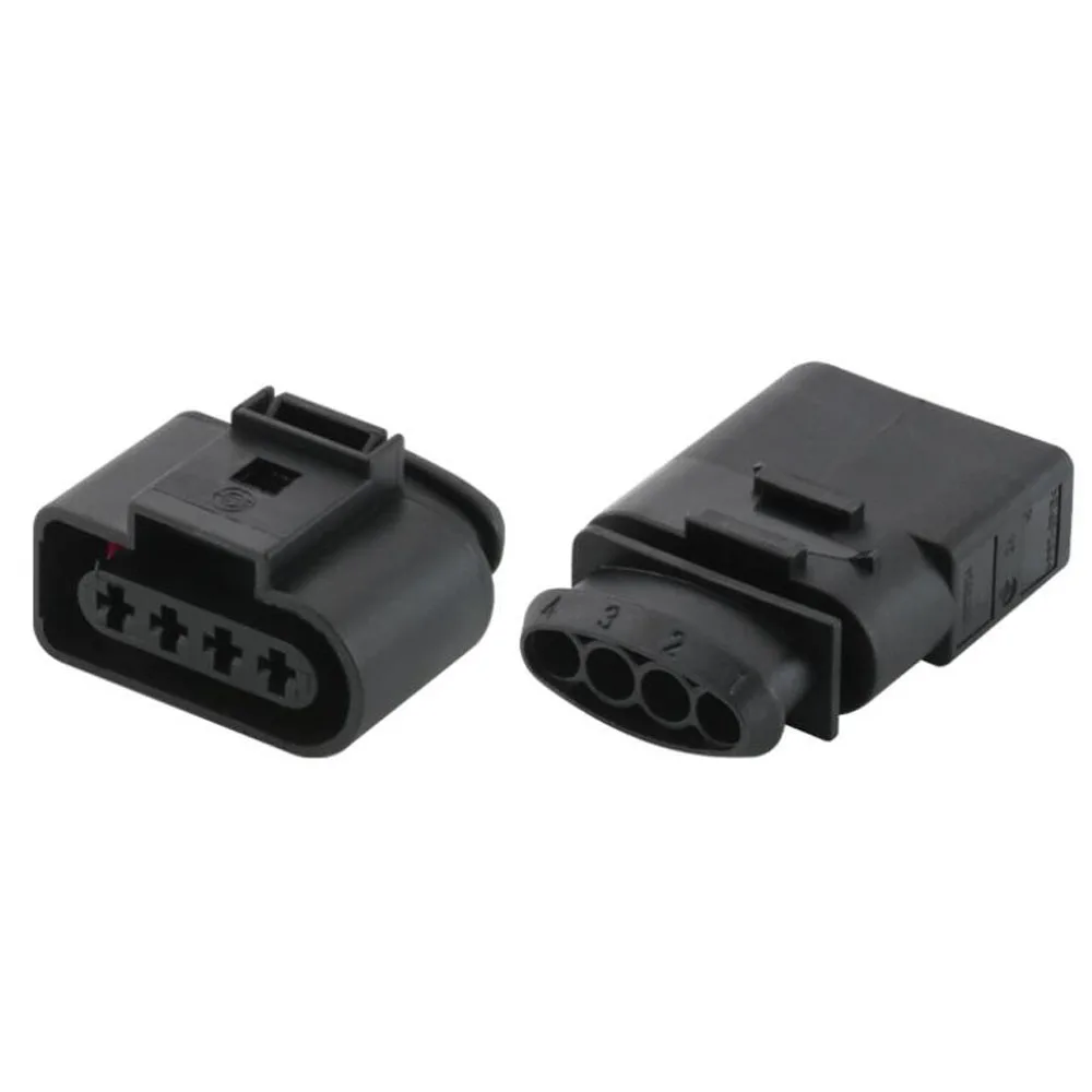 conector impermeavel automatico com selo terminal plugue automotivo soquete masculino da familia pinos 100conjunto 1j0973724 1j0973824 01