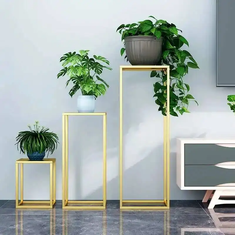 

Aesthetics Nordic Minimalist Flower Stand Display Living Room Plant Flower Pot Stand Designer Porte Plantes Home Furniture