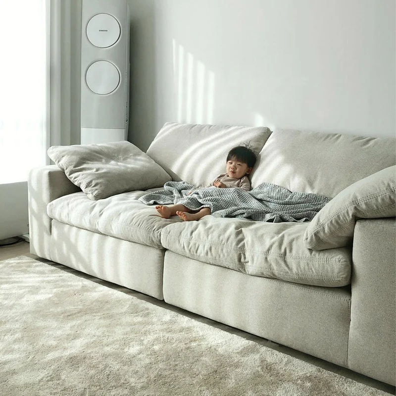 

Modern Living Room Furniture Couch Sofa Sectional Modular Big Line Corner Group Sofa