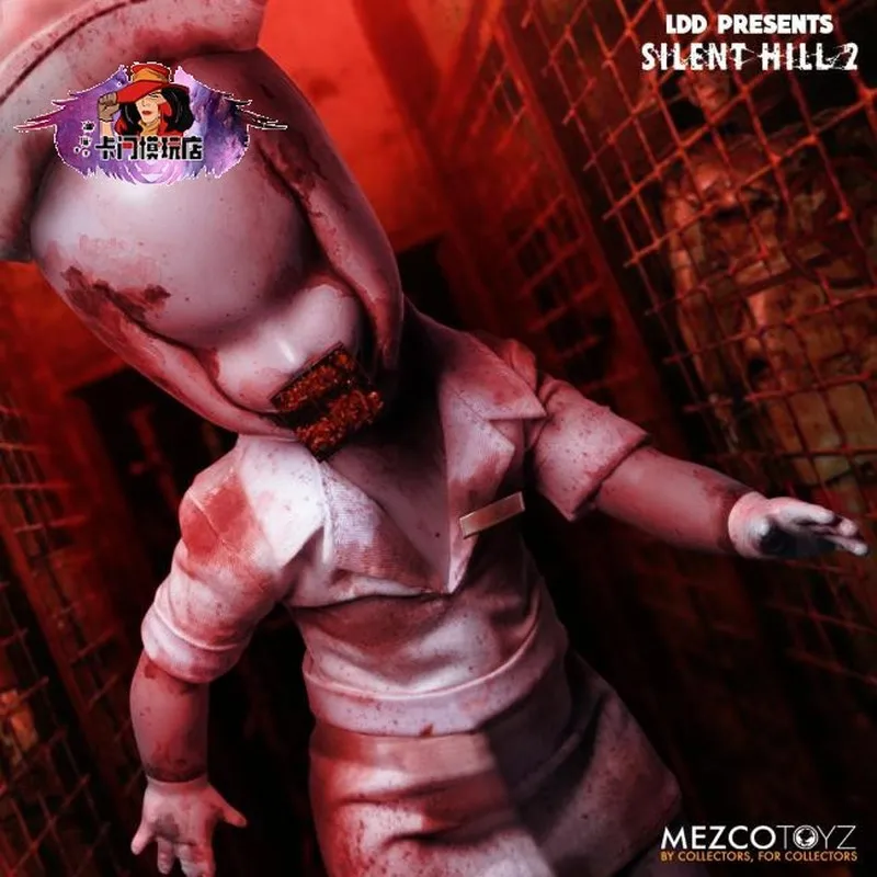 

Mezco Ants Silenthill Faceless Doll Blister Head 10 Inch Nurse Doll Silent Hill Female Nurse About 25cm Doll Halloween Gifts