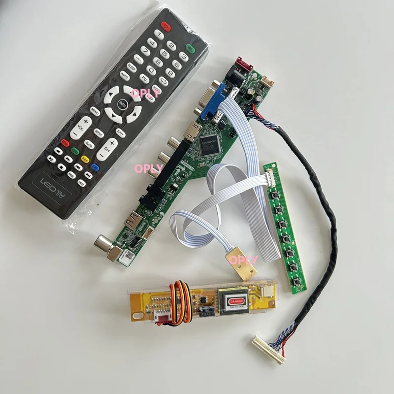 

TV Controller board kit for LTN154X3 LTN154X1 LTN154X3-L01 15.4" 1280X800 VGA USB HDMI-compatible RF LCD panel AV screen =DIY