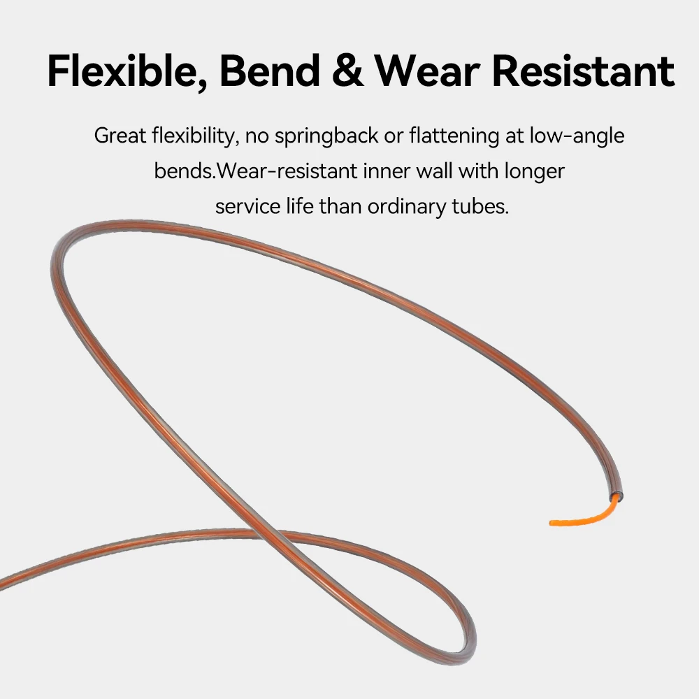 Sternförmiges PTFE-Rohr für Bambu Lab/Creality/Kobra, 4 mm Außendurchmesser, geringer Widerstand, hohe Temperaturbeständigkeit, PTFE-Rohr, 3D-Druckerteile – Detail 4