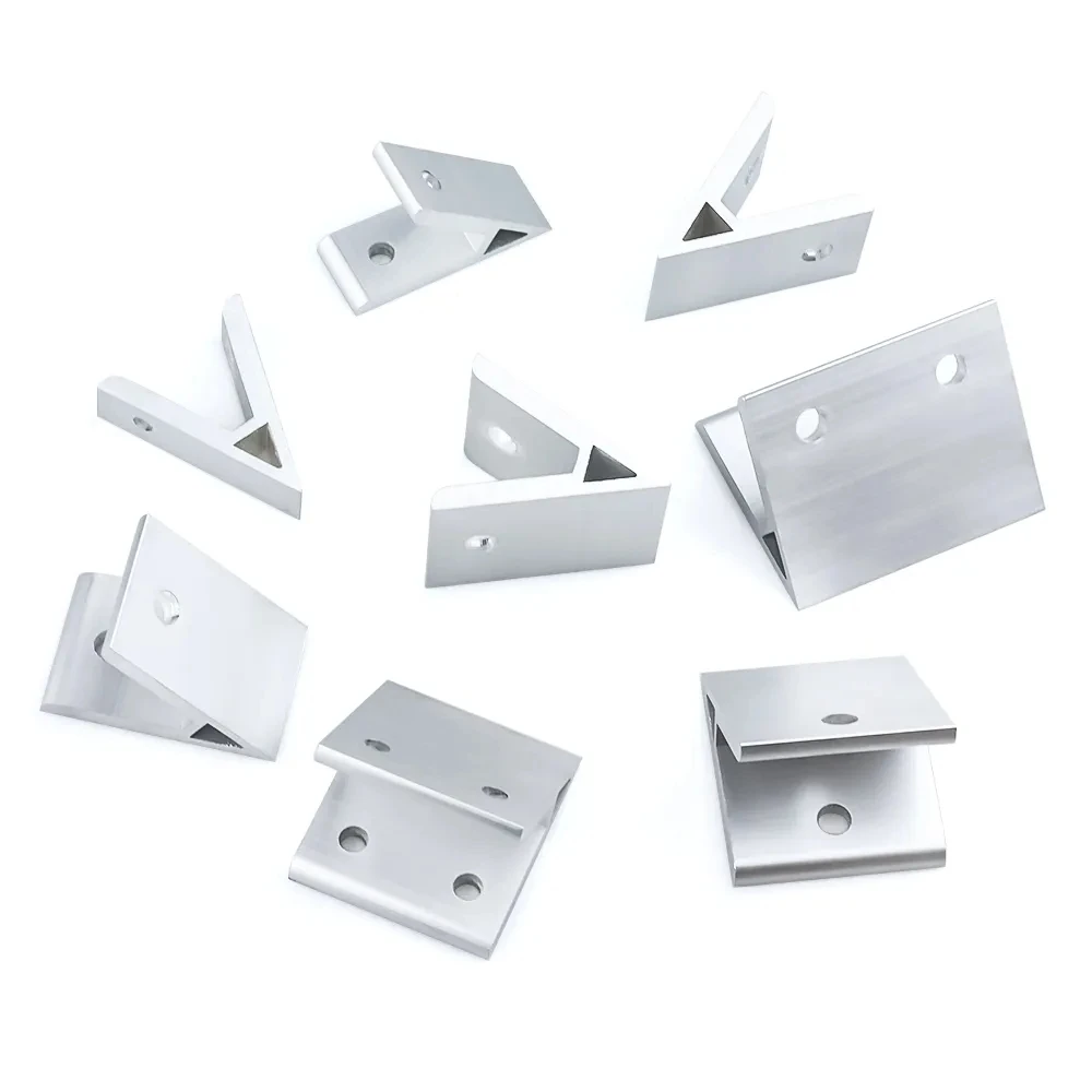 Joint de connexion pour profilé en aluminium, angle d'angle, 45 pièces, résistant, 2020, 3030, 4040, 4545, 5050, 6060, 8080